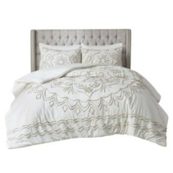 Madison Park King Duvet Cover Set Violette 3 PC, Excellent Used Condition - Picture 1 of 5